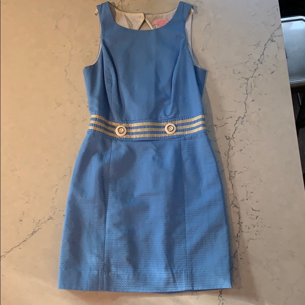 Lilly Pulitzer baby blue shift dress